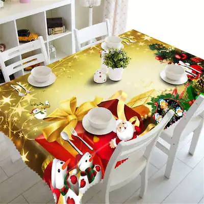 Gifts Of Magic 3D Tablecloth Table Cover Cloth Rectangle Wedding Party Banquet • £148.15