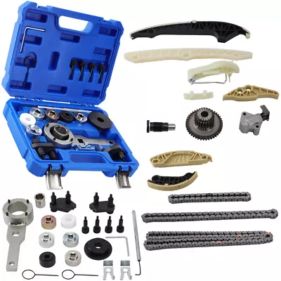 For Audi VW 2.0 TSI Jetta GTI A3 A4 Q3 Beetle Passat CC Timing Chain & Tool Kit • $127.94