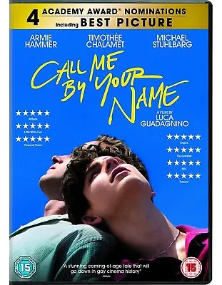 $17.58 • Buy Call Me By Your Name (DVD) Timothée Chamalet Armie Hammer Michael Stuhlbarg
