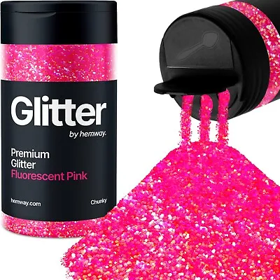 Hemway Glitter Shaker - Chunky 130g/4.6oz Glitter For Arts Crafts Cosmetics • £9.95