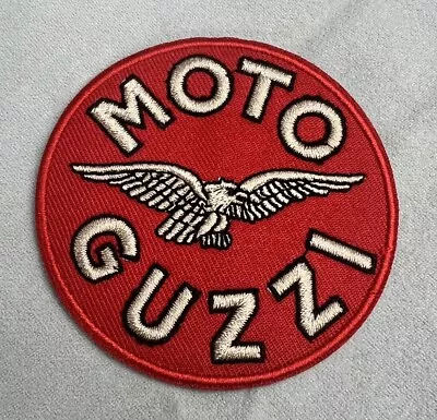 🔥 MOTO GUZZI Italian Italy Motorcycle Bike Embroidered Iron Sew On Patch NIP • $5.49