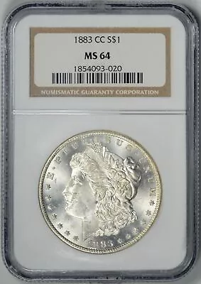 1883-CC  NGC  MS64  *  Carson City Morgan Dollar  *  #1854093-020 • $395