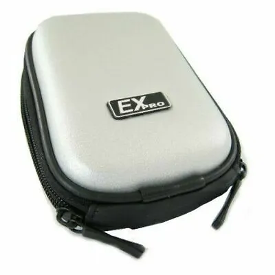 Ex-Pro® Silver Hard Clam Camera Case Samsung Digimax ES63 ES65 ES71 ES73 • £5.62