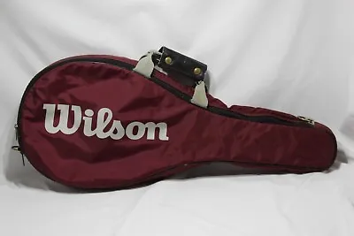 Burgundy Vintage Wilson Tenis Bag • $22