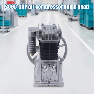 Piston 2HP/3HP Twin Cylinder Air Compressor Pump Motor Head 150PSI 250L/min • $124