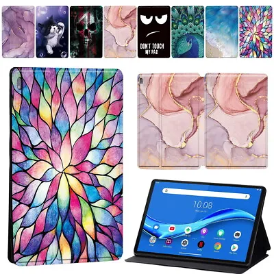 Leather Stand Cover Case For Lenovo Tab E10/M10/M10 Plus/M7/M8/M8 3rd/M9 +Stylus • £7.92