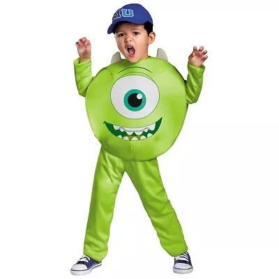 Mike Wazowski Costume Toddler Monsters Inc Halloween Fancy Dress • $23.36