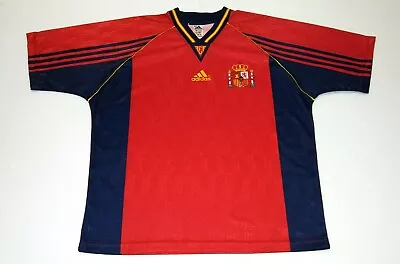 1998 Seleccion España Home Adidas Xl L Jersey Rfef Spain Uefa Xxl 2xl World Cup • $130.03