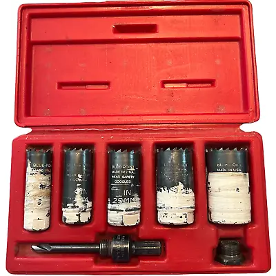 Blue Point Tools LHS606B 6-Piece Hole Saw Set 3/4  7/8  1  1-1/8  1-1/4  • $47