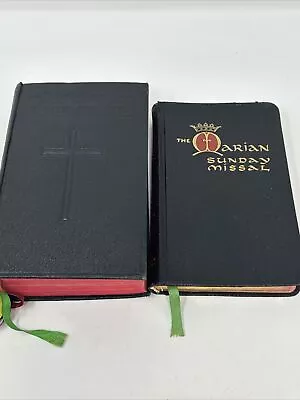 Vintage 1963 St. Joseph Daily Missal Confraternity Version +Marian Sunday Missal • $29.99