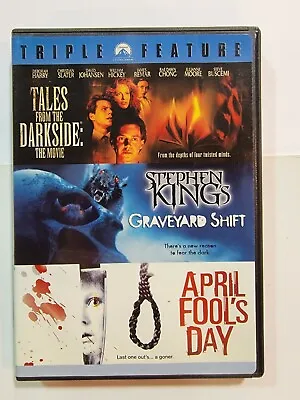£22.97 • Buy Tales From The Darkside + Graveyard Shift + April Fools Day (DVD)