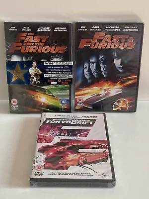 Fast And The Furious/The Fast And The Furious/Tokyo Drift DVD - Factory Sealed • £7.99