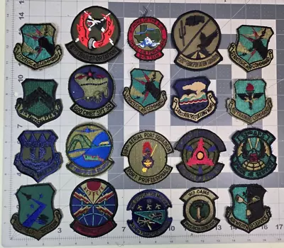 Vintage Subdued Military Patch Lot Of 20 USAF United States Air Force • $5