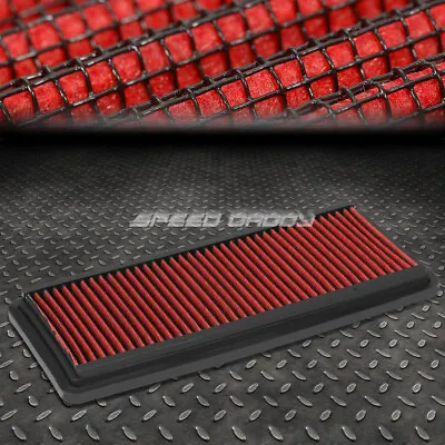 For 03-07 Accord Cm 3.0 V6 Red Reusable&washable High Flow Panel Air Filter • $17.99