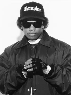 V8422 Eazy E NWA Rapper Compton Rap Eazy-E Retro B&W Decor WALL POSTER PRINT AU • $20.85