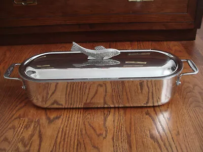 $179.99 • Buy ALL-CLAD FISH POACHER With FISH HANDLE 18'' X 7'' X 4''