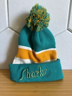 San Jose Sharks Knit Hat Reverse Retro Fanatics • $6.50
