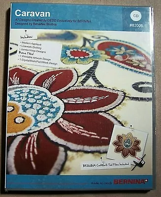 Bernina / OESD 47 Multi-Format Embroidery Caravan Design Collection/CD NIP • $54.99