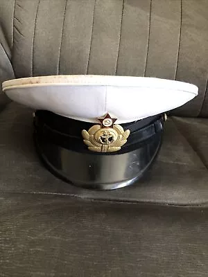 Vintage Russian Navy Enlisted Sailors Dress Hat • $29.99