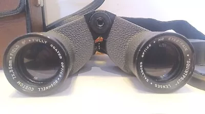Vintage BUSHNELL Custom Binoculars 7x35mm Field 8 Photo Optics Lenses W/ Case • $59.95