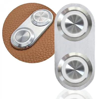 Oval Billet Aluminum 12V Momentary Push Button Switch White Or Orange LED Light • $74.95