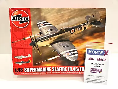 1/48 Airfix Supermarine Seafire Fr.46/fr.47 + Montex Mask  #a06103 New Model • $54.99