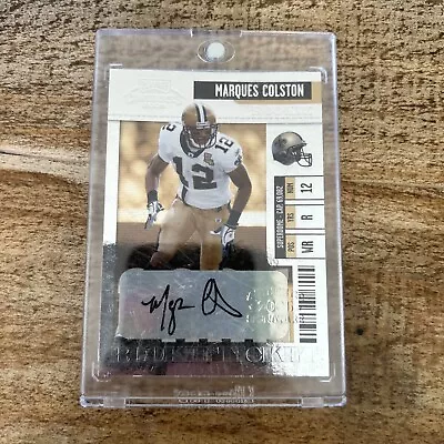 2006 Playoff Contenders - #218 Marques Colston (AU RC) • $10