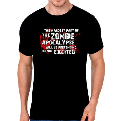 ZOMBIE Apocalypse Horror T Shirt  -  Zombie Movie T Shirt - Living Dead T Shirt • £9.99