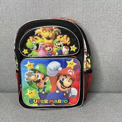 Super Mario Backpack 16 Inch H Nintendo Luigi Bowser New • $21.25