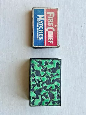 Vintage Chinese Cloisonné Enamel Brass MATCH BOX With Matches • $18