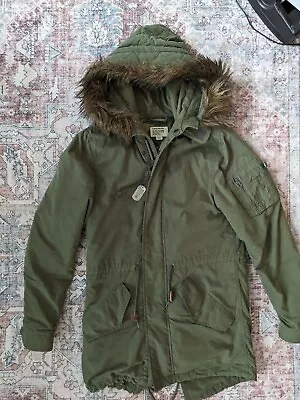 Alpha Industries M65 Fishtail Coat  Men’s XS Jacket Army Green Parka • $68