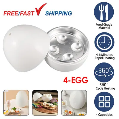 Microwave Egg Boiler Cooker Egg Detaches The Shell Steamer Kitchen Cook Tool • $11.35