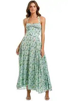 SWF Tier Tie Maxi Dress In Floral Size 8 AU • $129