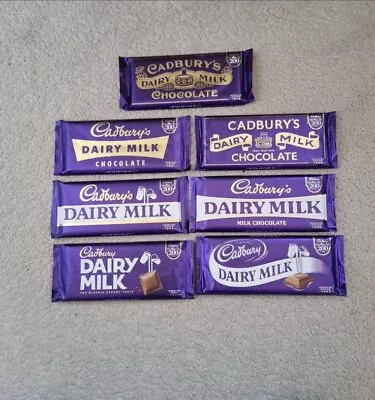 Cadburys Chocolate Limited Edition 1-7 180g Bar • £40