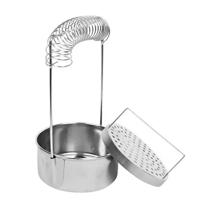 Stainless Steel Brush Washer With Filter Screen And Holder For Oil Painting-IF • £12.29