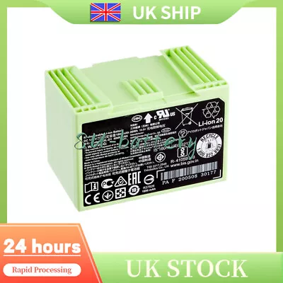 NEW Battery For Irobot Roombae E E5 E6 I7 I7+ I8+ I3+ I4+ABL-D1 4INR19/65 26WH • £40.99