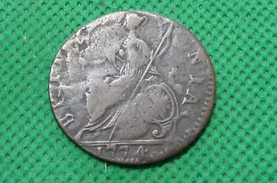 George Iii  Half-penny  1774  Evasion ?  (j122) • £4.99