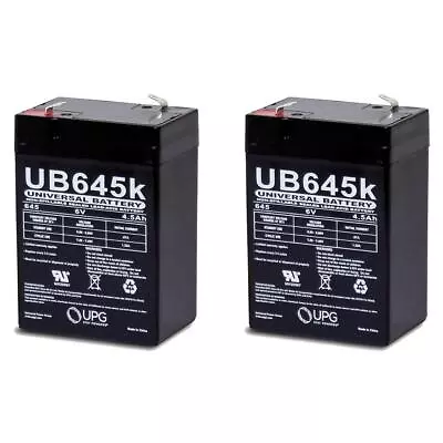 UPG 6V 4.5AH Battery For Peg Perego Case IH Tractor - 2 Pack • $24.99