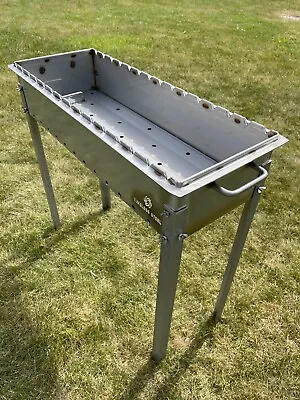 Large Heavy-duty STAINLESS Steel BBQ Grill / MANGAL 11 Ga (3mm) • $639