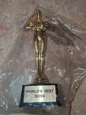 Movie Award Style Trophy  World's Best Boss  8.5  • $5.99