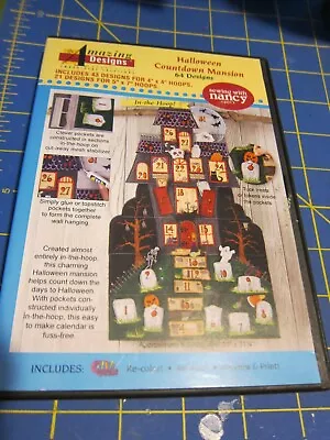 Amazing Designs Halloween Countdown Mansion  - 64  Designs CD • $9.99