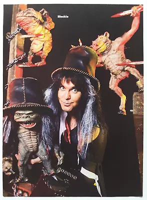 W.a.s.p. Blackie Lawless / Motorhead Lemmy 1980's Magazine Pinup Poster Clipping • $9.95