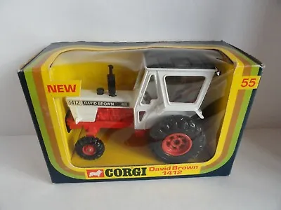 Corgi Toys 55 David Brown 1412 Tractor Model Original Model In Original Box • $74.53