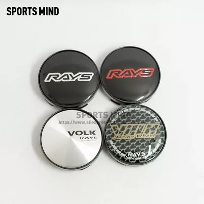 4PCS RAYS VOLK Logo Car Wheel Center Caps For Japan Tokyo Rim TE37 Time Attack • $18.56