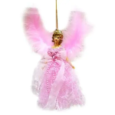 Christmas Feather Angel Doll Hanging Xmas Tree Pendants Ornaments Home Decor • $3.35