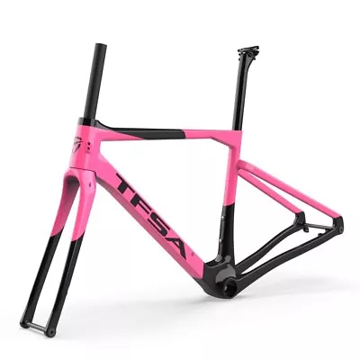 Carbon Gravel Bike Frameset 700C Gravel Disc Thru Axle 142mm Road Bicycle Frame • $808.52