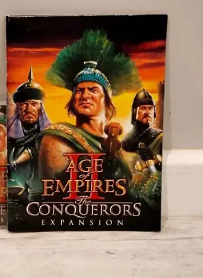 AGE OF EMPIRES II The Conquerors EXPANSION PC GAME + MANUAL VGC FAST FREE POST • $38.95