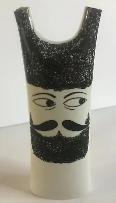 Vintage Italian Mustache Face Decanter Olive Oil Bottle • $132.59