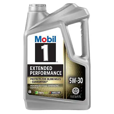 Mobil 1 Extended Performance Full Synthetic Motor Oil 5W-30 5 Quart • $27