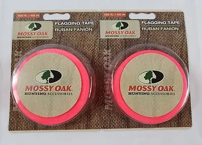 Mossy Oak Orange Flagging Tape Ribbons 300 Feet Two Packages New Product Lot 2 • $7.95